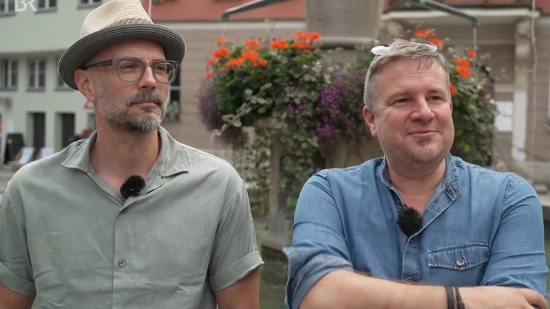 Die Kluftinger-Autoren Volker Klüpfel und Michael Kobr sind im Allgäu tief verwurzelt. | Bild: BR/Thomas Pösl Die Kluftinger-Autoren Volker Klüpfel und Michael Kobr sind im Allgäu tief verwurzelt.