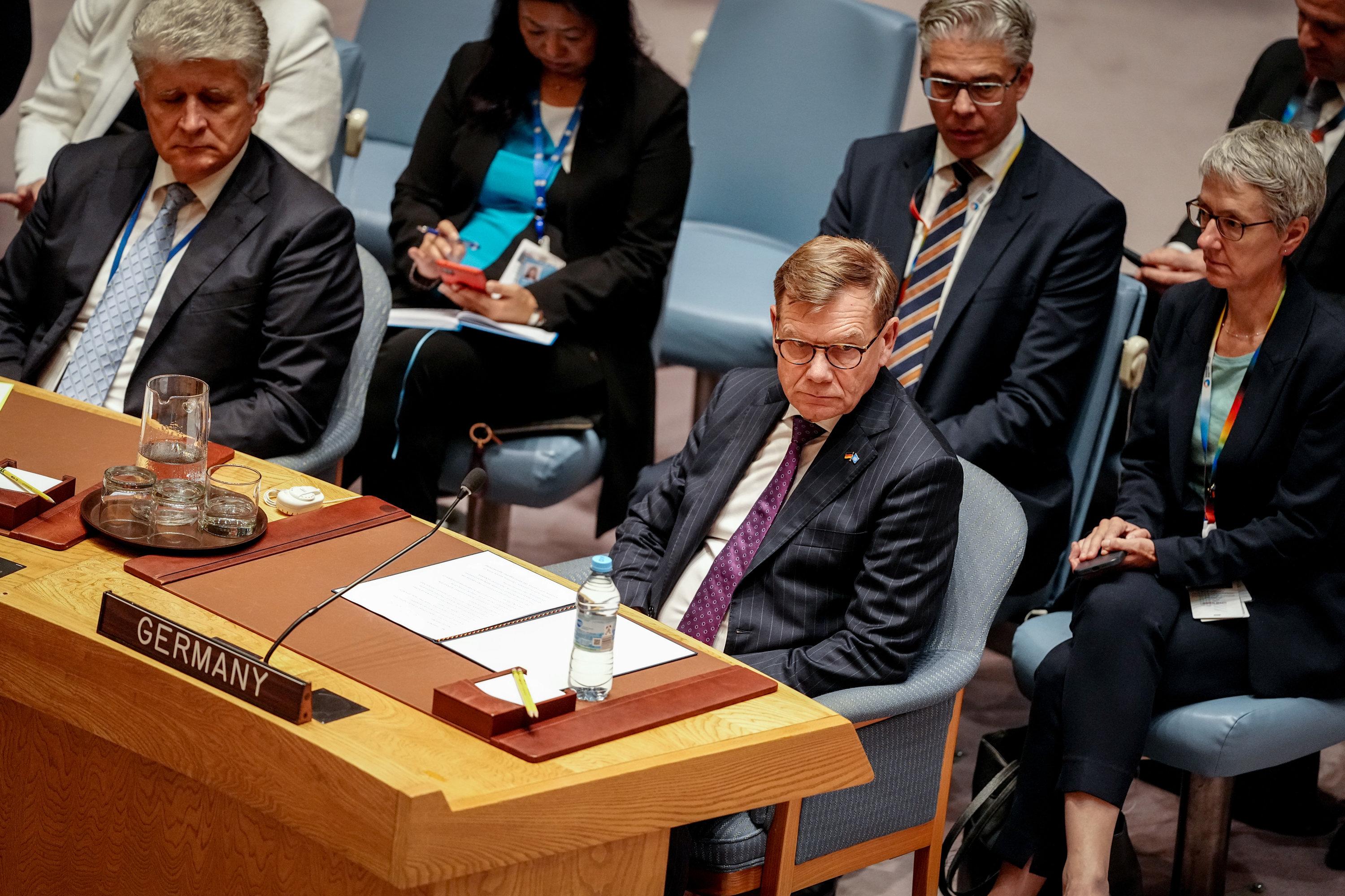 Bundesaußenminister Wadephul bei Sondersitzung des UN-Sicherheitsrats zu Estland.