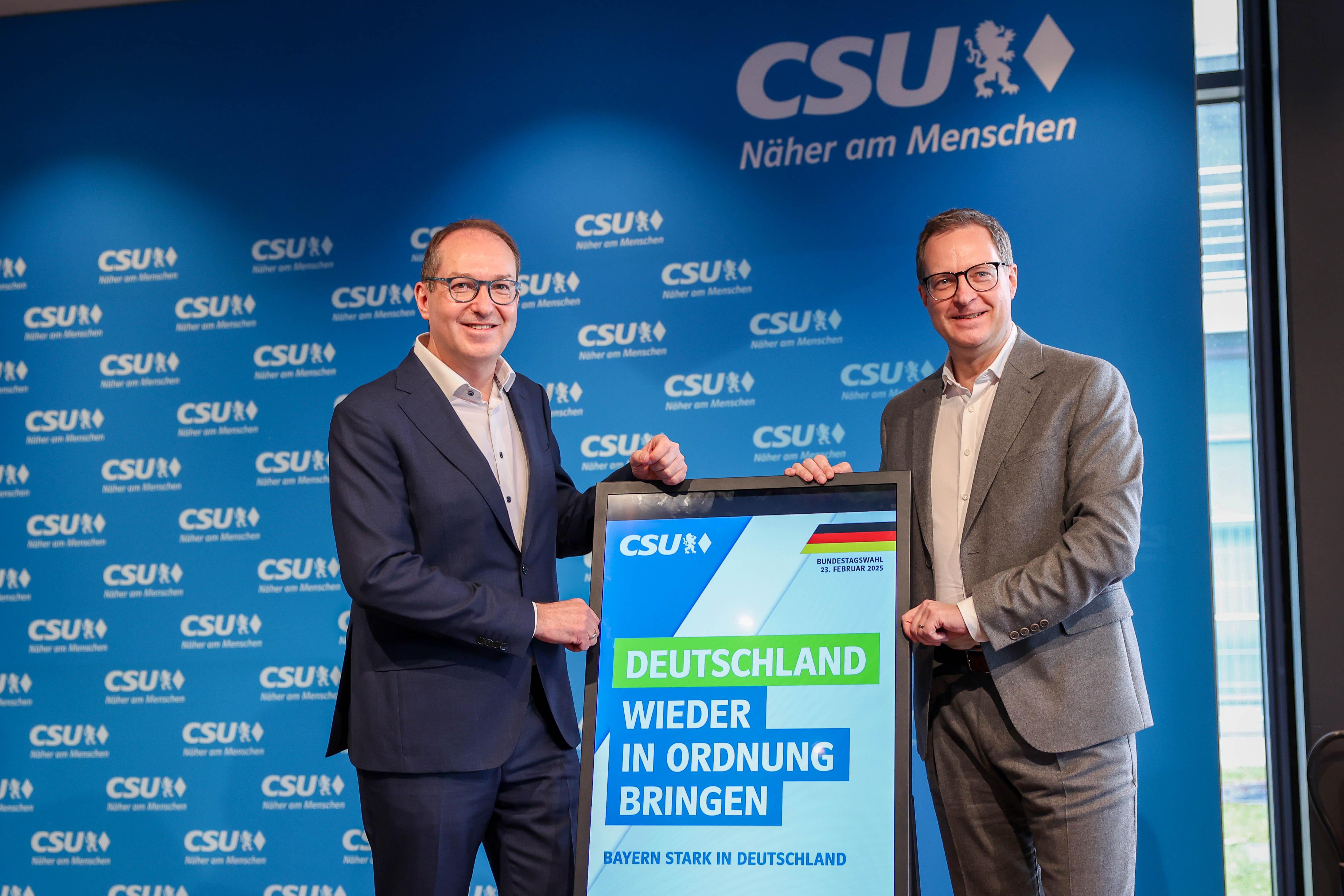 Alexander Dobrindt und Martin Huber