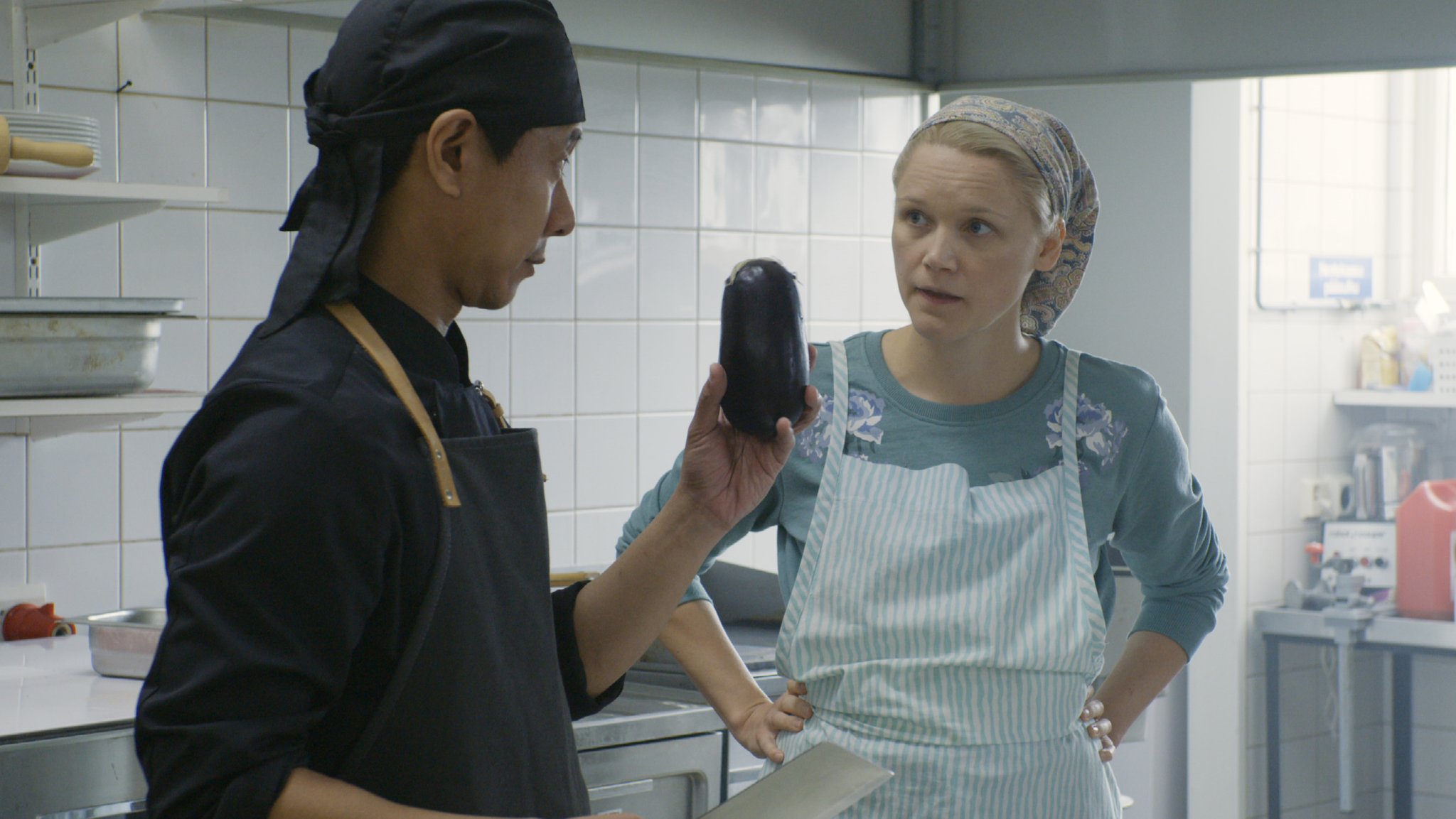 Gutes Essen macht glücklich: Cheng und Sirkka in "Master Cheng in Pohjanjoki".