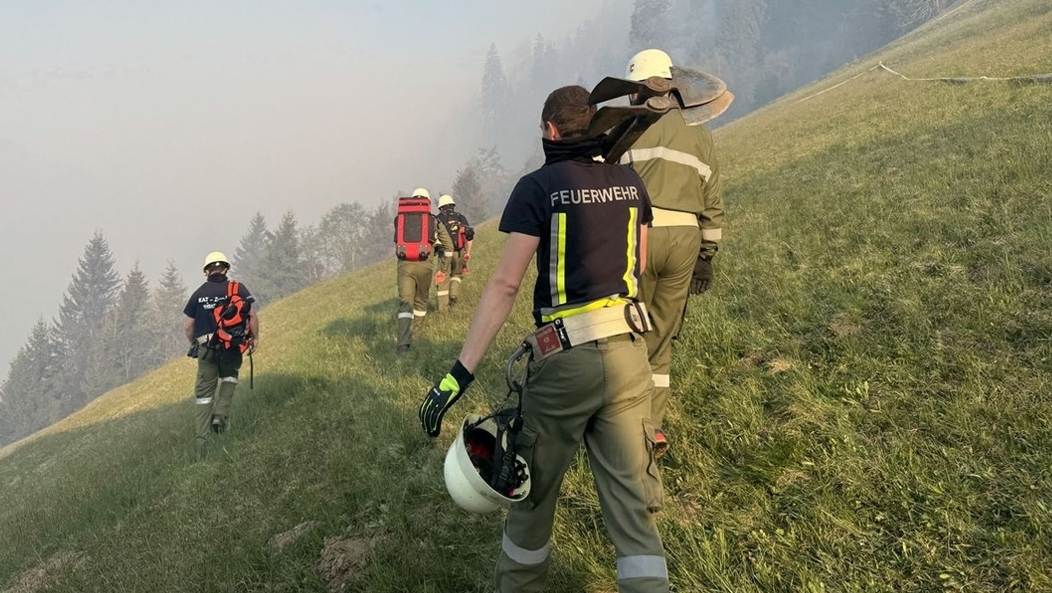 Nach gut zwei Tagen: Waldbrand in Österreich unter Kontrolle