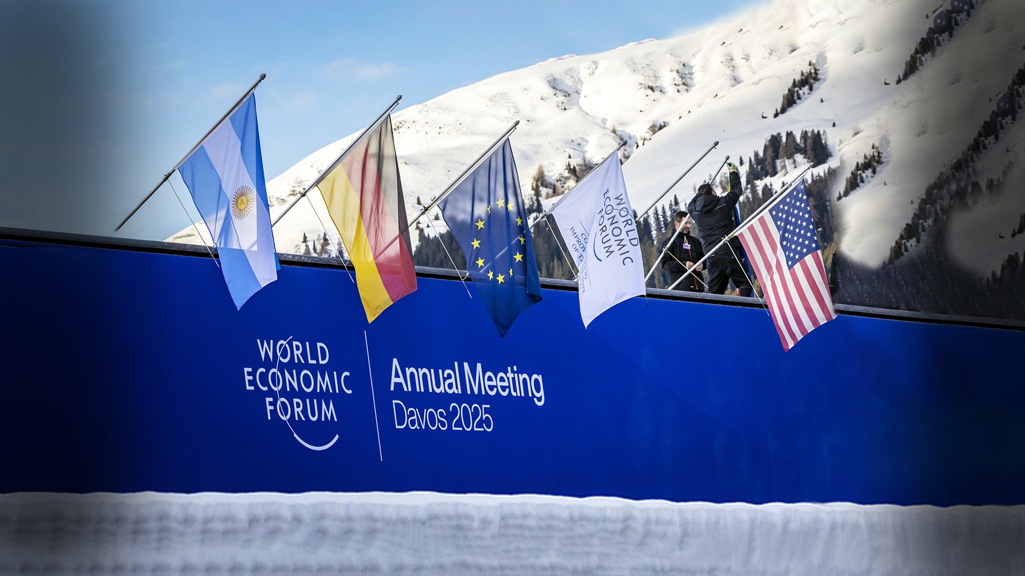 Auftakt zum Weltwirtschaftsforum in Davos