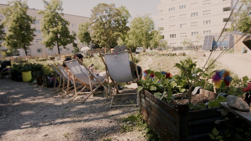 Biergarten "Kosmos unter Null" | Bild: BR/Josef Häckler Biergarten "Kosmos unter Null"