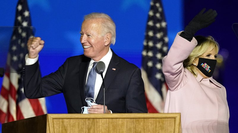 Joe Biden und seine Frau Jill.