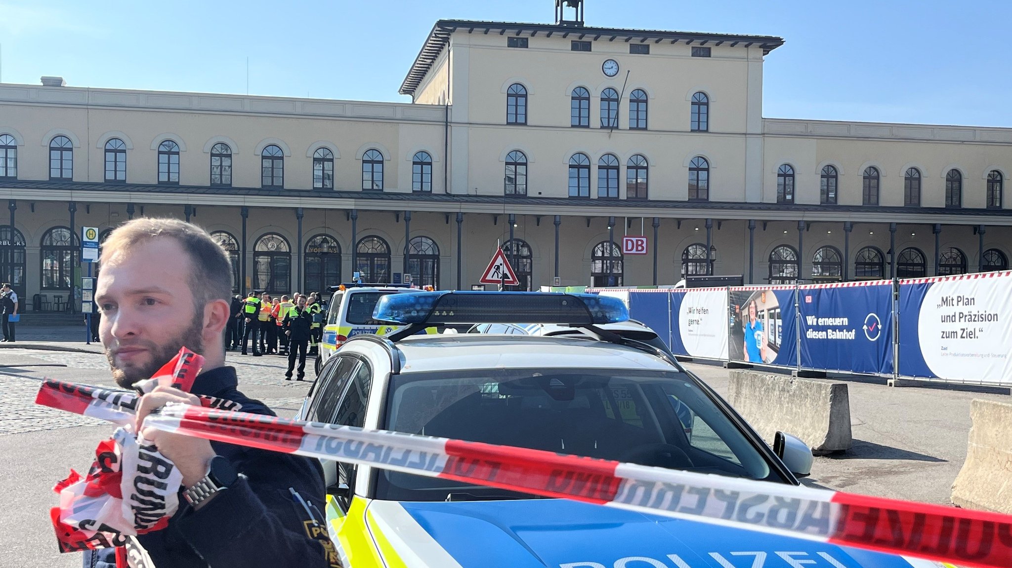 Nach Bombendrohung: Entwarnung am Augsburger Hauptbahnhof