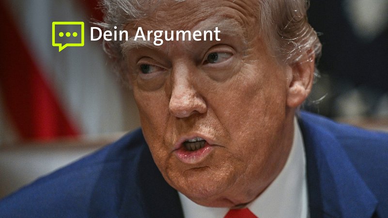 US-Präsident Donald Trump spricht im Weißen Haus. | Bild: -/POOL/AP/dpa US-Präsident Donald Trump spricht im Weißen Haus.