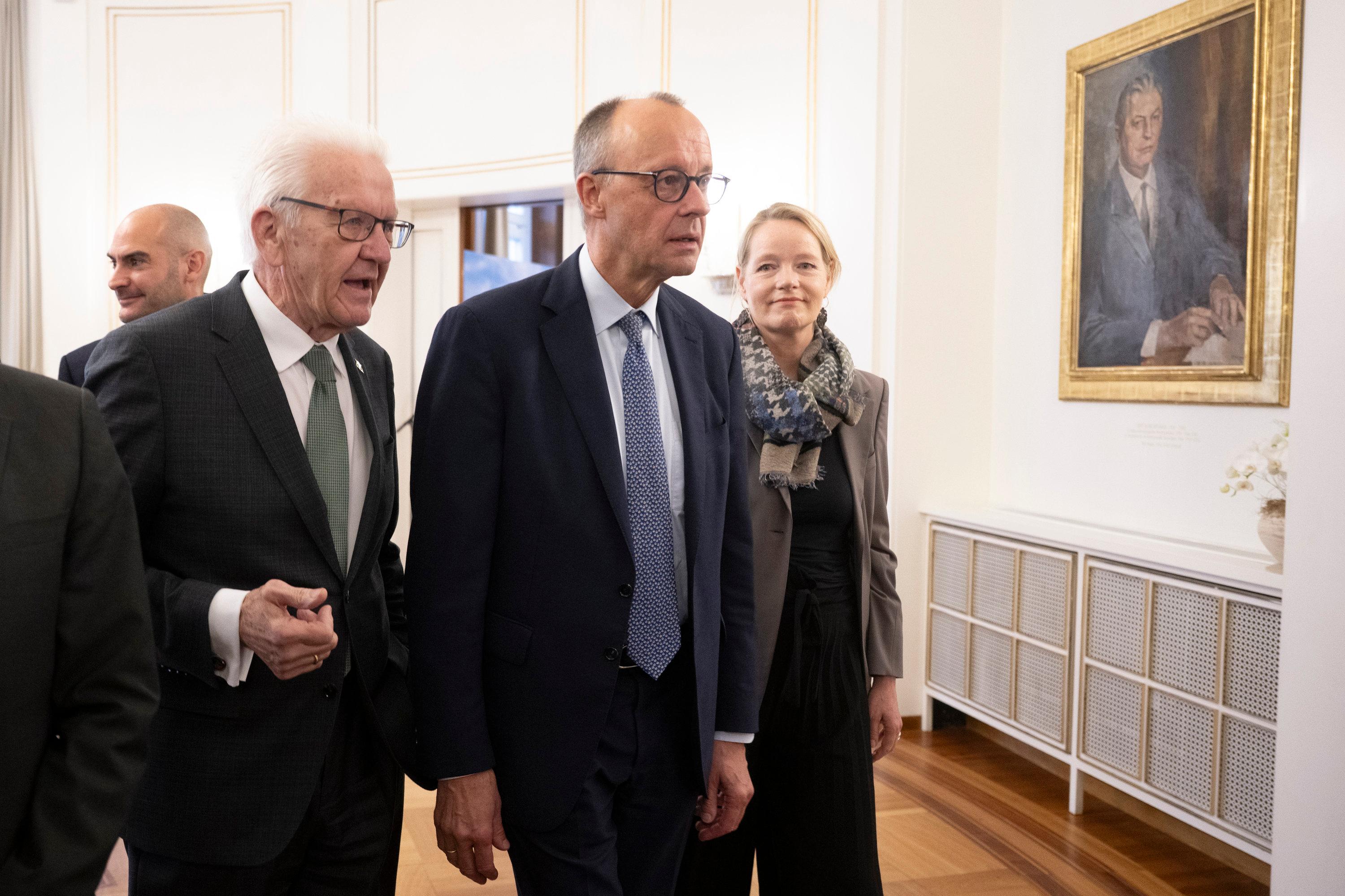 Kanzler Merz zu Besuch in Stuttgart