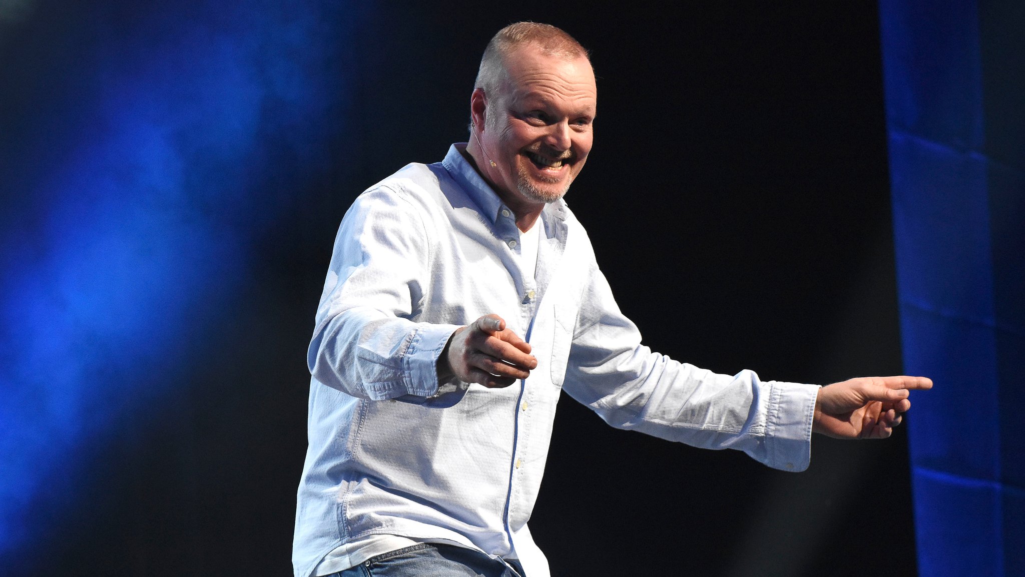 Wieder dabei: Stefan Raab (hier beim Founders Festival Bits & Pretzels im ICM. München, 24.09.2017)