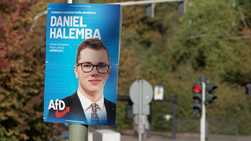 Wahlplakat des AfD-Abgeordneten Daniel Halemba