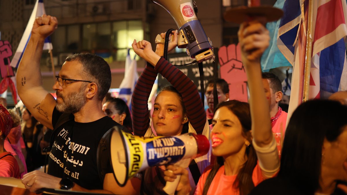 Tausende protestieren in Israel gegen Justizreform 