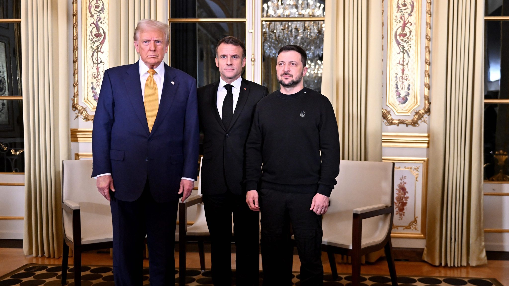 Macron empfängt Trump und Selenskyj in Paris 