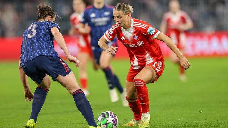 Klara Bühl von den FC Bayern Frauen | Bild: picture-alliance/dpa Klara Bühl von den FC Bayern Frauen