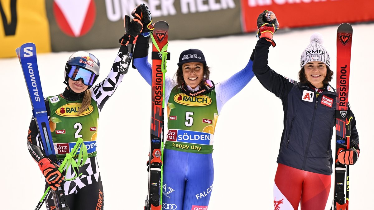 Brignone triumphiert bei Weltcup-Auftakt in Sölden 