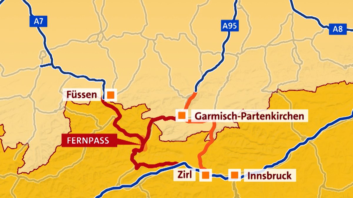 Die Strecke über Garmisch-Partenkirchen und Zirl könnte zu einer Mautausweichstrecke werden. Doch sie ist schon jetzt oft überlastet.