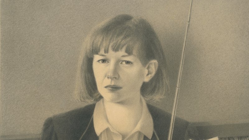 Zeichnungen einer Frau mittleren Alters mit halblangen Haaren und Radioantenne neben dem Ohr | Bild: Almut Heise, Hamburg Zeichnungen einer Frau mittleren Alters mit halblangen Haaren und Radioantenne neben dem Ohr