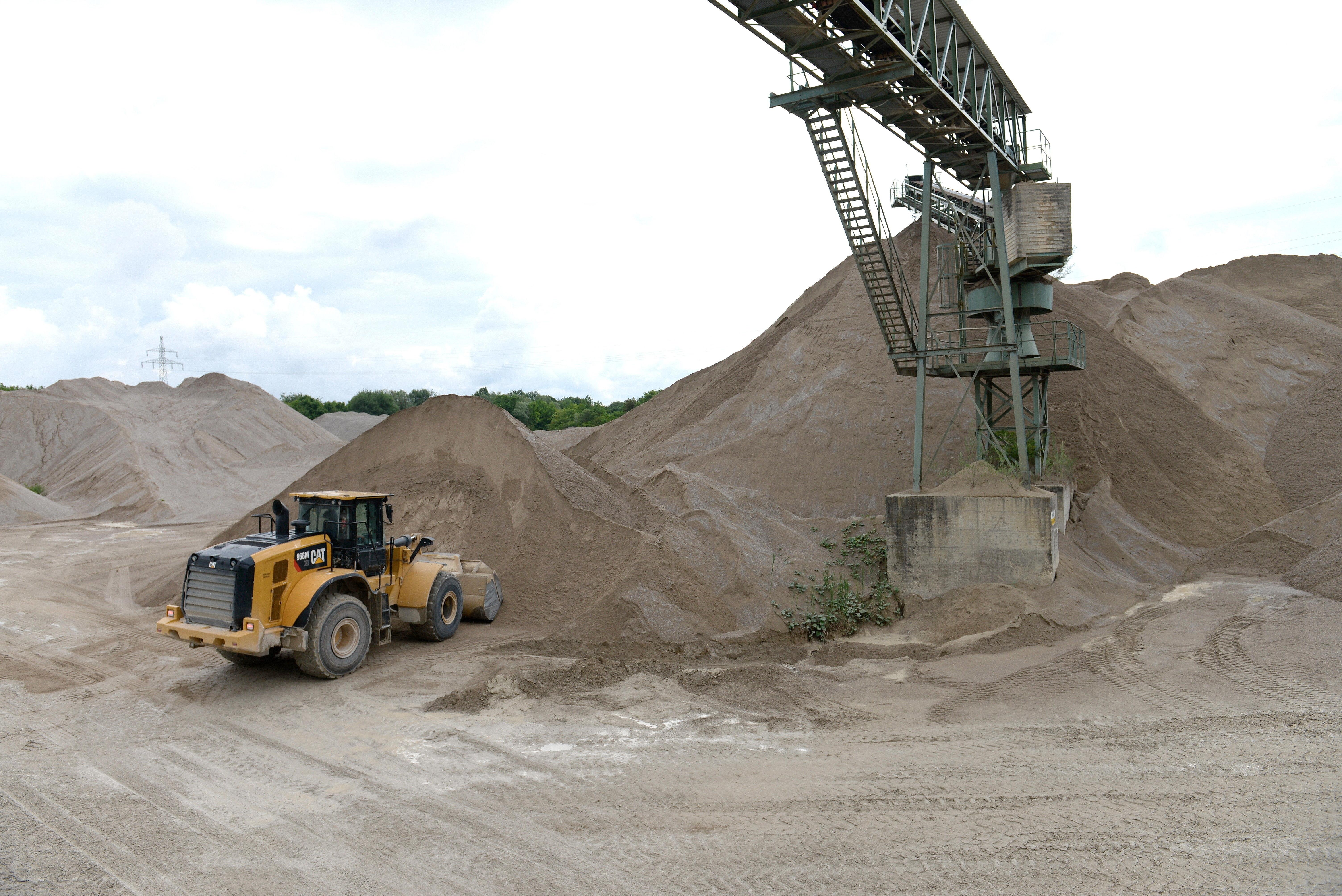 Kiesabbau (Symbolbild)