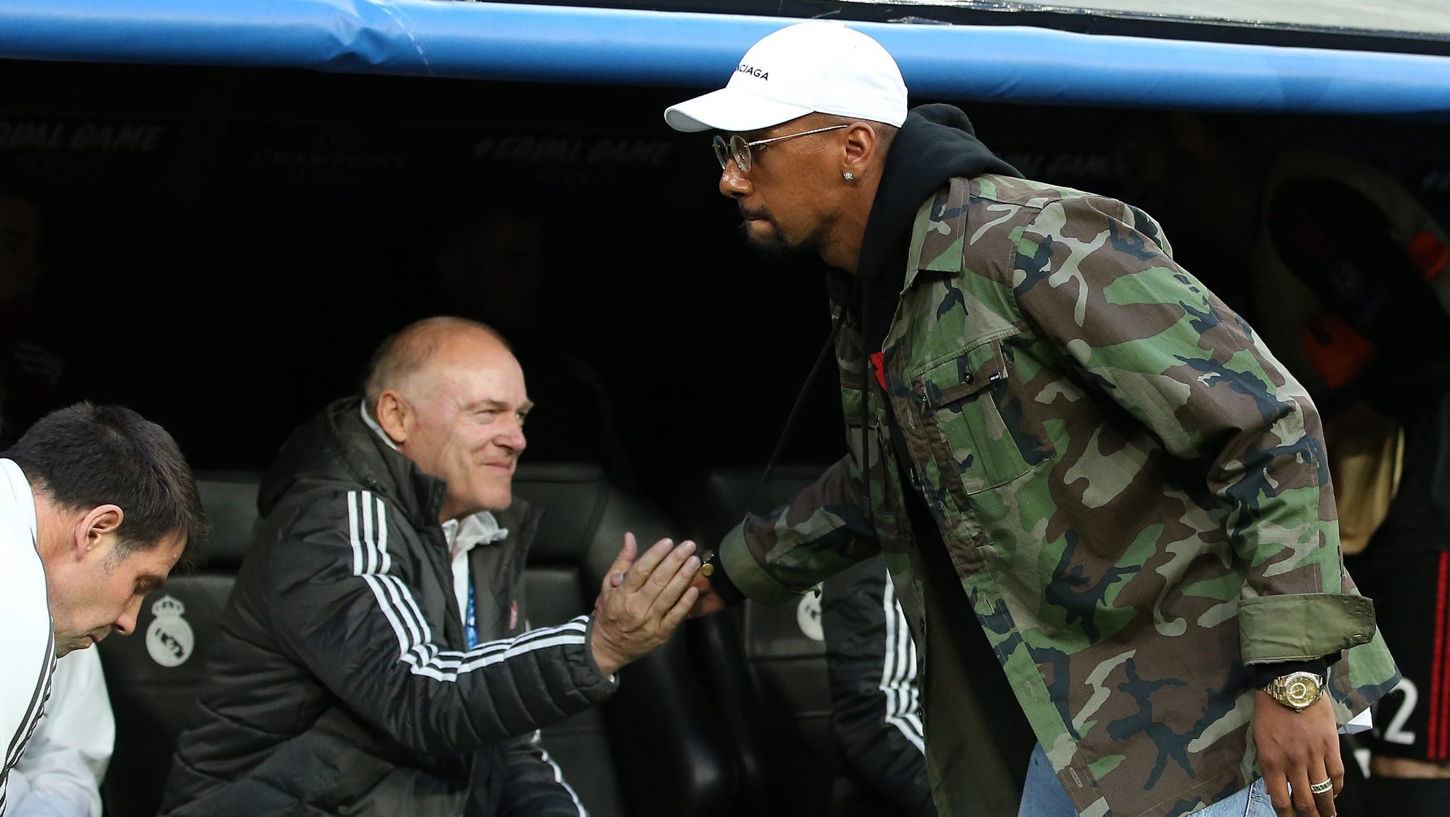 Hermann Gerland und Jérôme Boateng