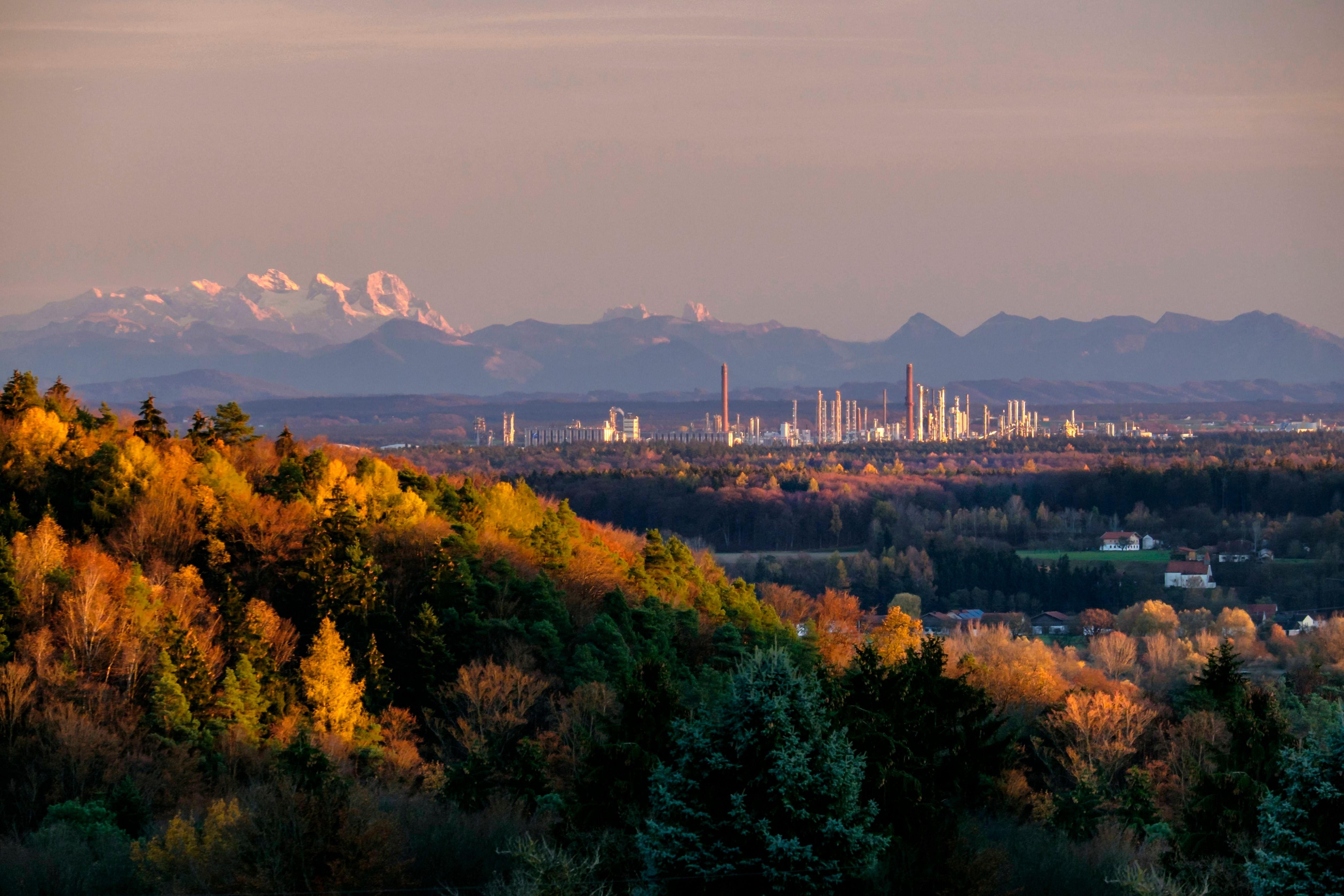 Chemieindustrie in Perach, Lkr. Altötting