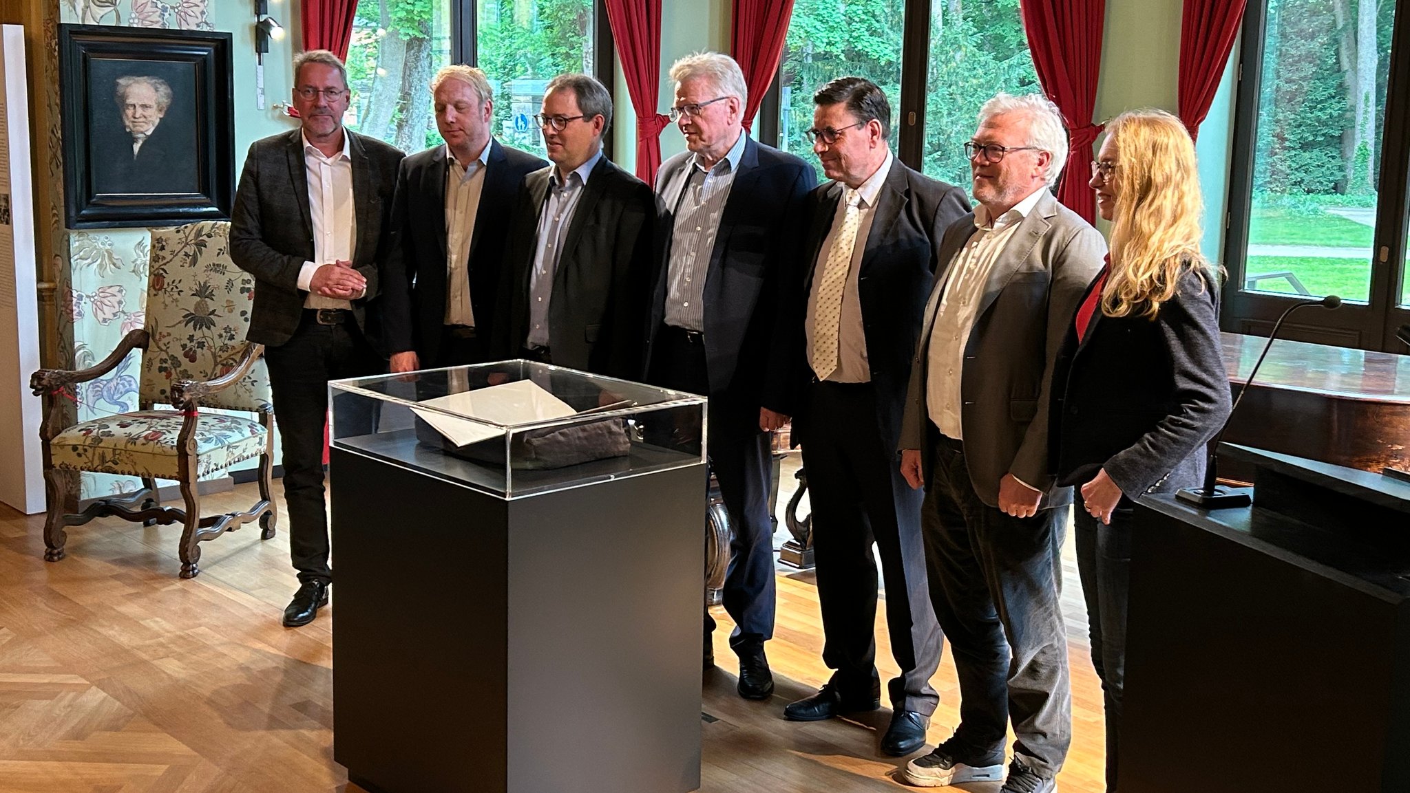 Präsentation des Schriftstücks im Richard Wagner Museum