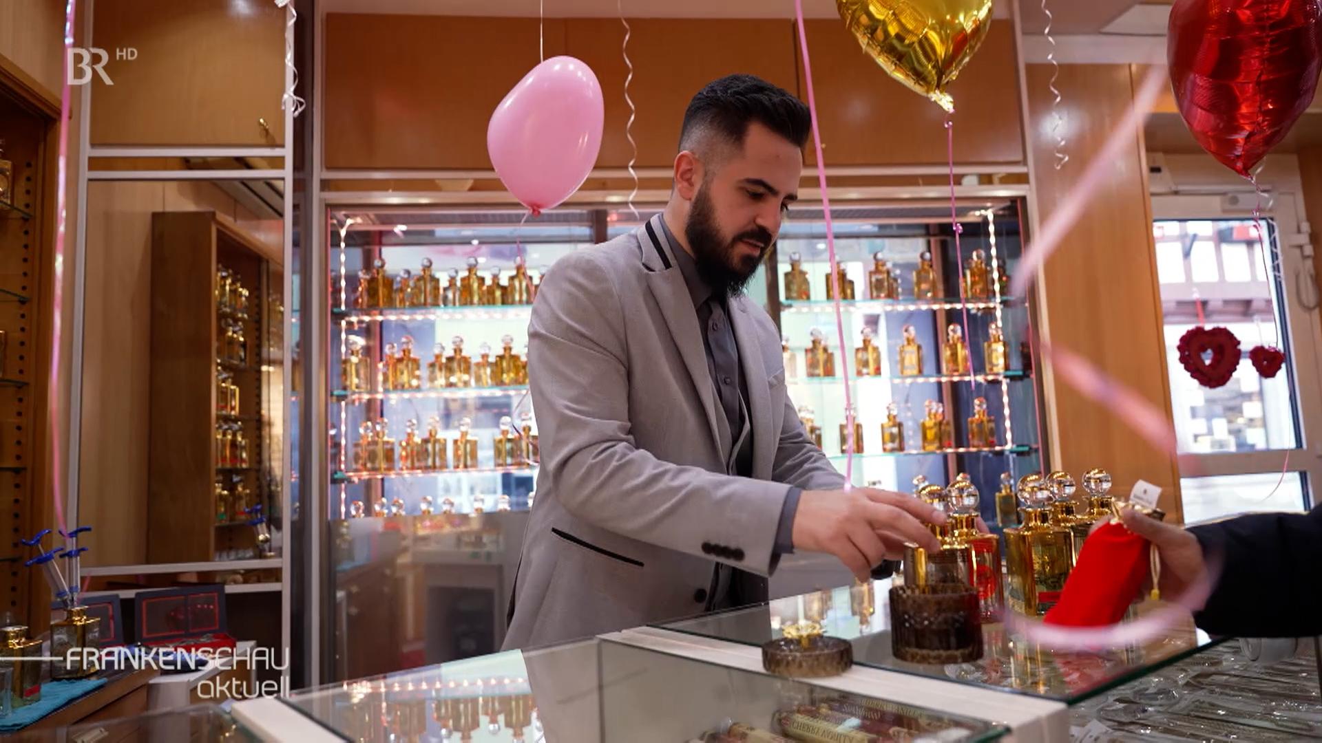 Bahaa Saaban in seinem Laden.