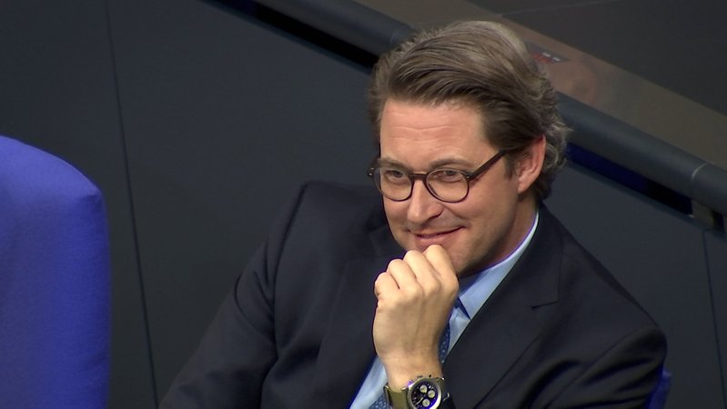 CSU-Politiker Andreas Scheuer im Bundestag