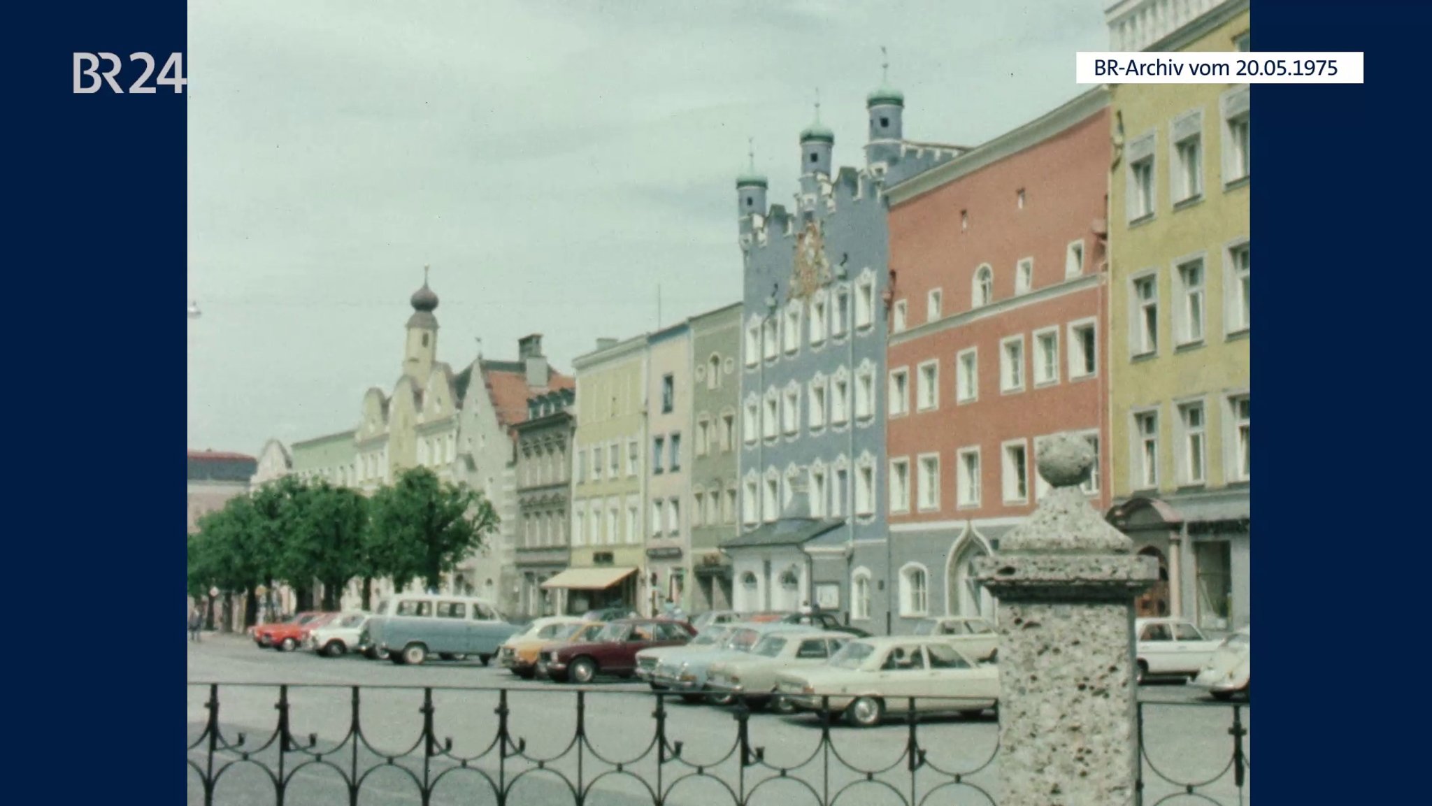 Historische Gebäude in der Altstadt | Bild: BR-Archiv Historische Gebäude in der Altstadt