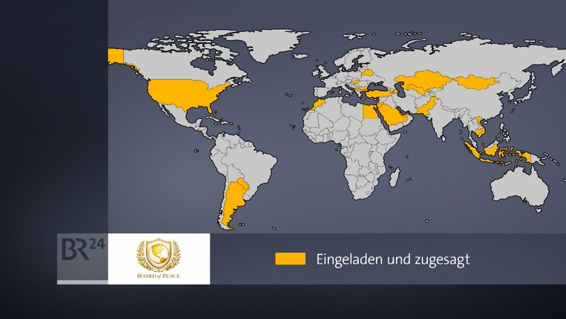 Erste Sitzung von Trumps Friedensrat | Bild: BR 2026 Erste Sitzung von Trumps Friedensrat