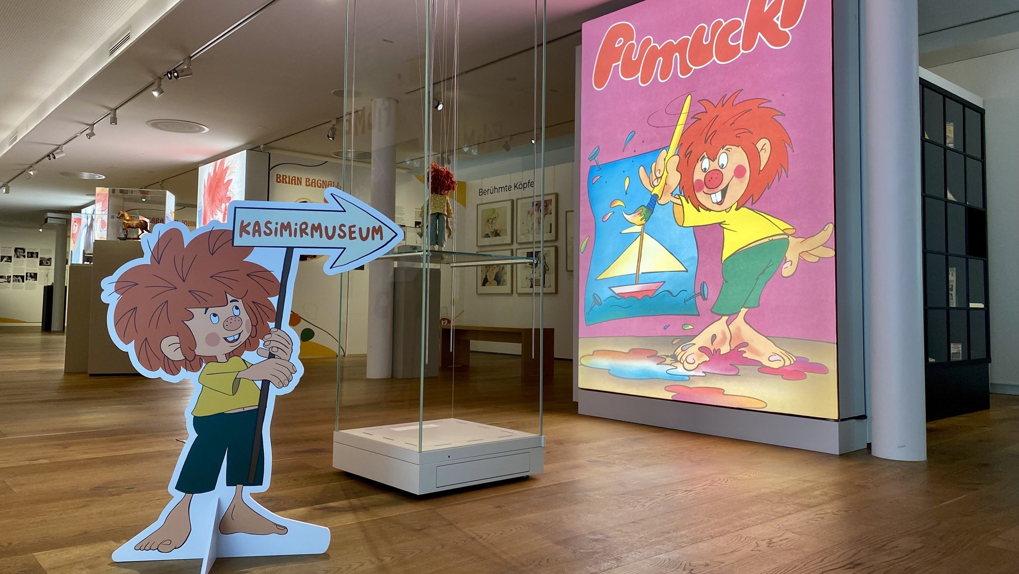 Der Eingang zur Pumuckl-Ausstellung im Kasimir-Museum in Landshut. | Bild: BR/Philip Kuntschner Der Eingang zur Pumuckl-Ausstellung im Kasimir-Museum in Landshut.