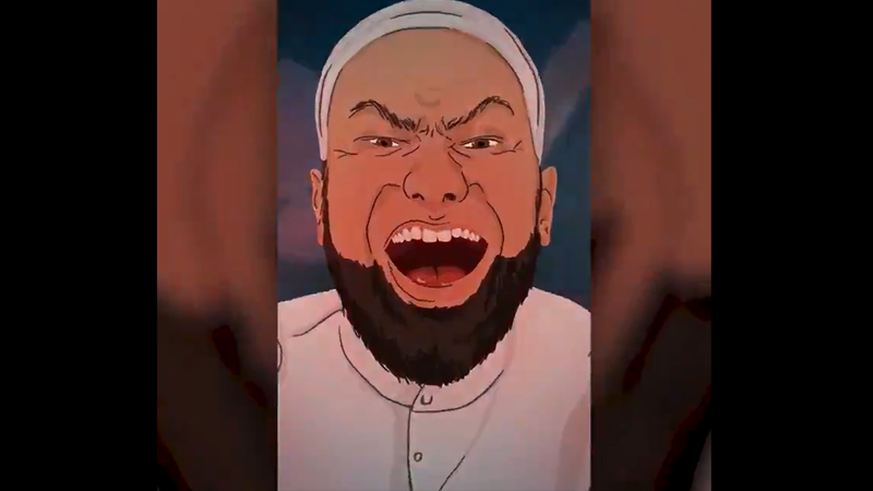 Ausschnitt aus dem vom Innenministerium inzwischen offline genommenen Anti-Salafismus-Video (aufgenommen am 03.09.24) | Bild: Bayerisches Innenministerium/Bayerischer Rundfunk 2024 Ausschnitt aus dem vom Innenministerium inzwischen offline genommenen Anti-Salafismus-Video (aufgenommen am 03.09.24)