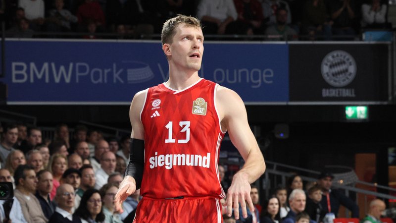 Andreas Obst vom FC Bayern Basketball | Bild: picture alliance / Lackovic | Mladen Lackovic Andreas Obst vom FC Bayern Basketball