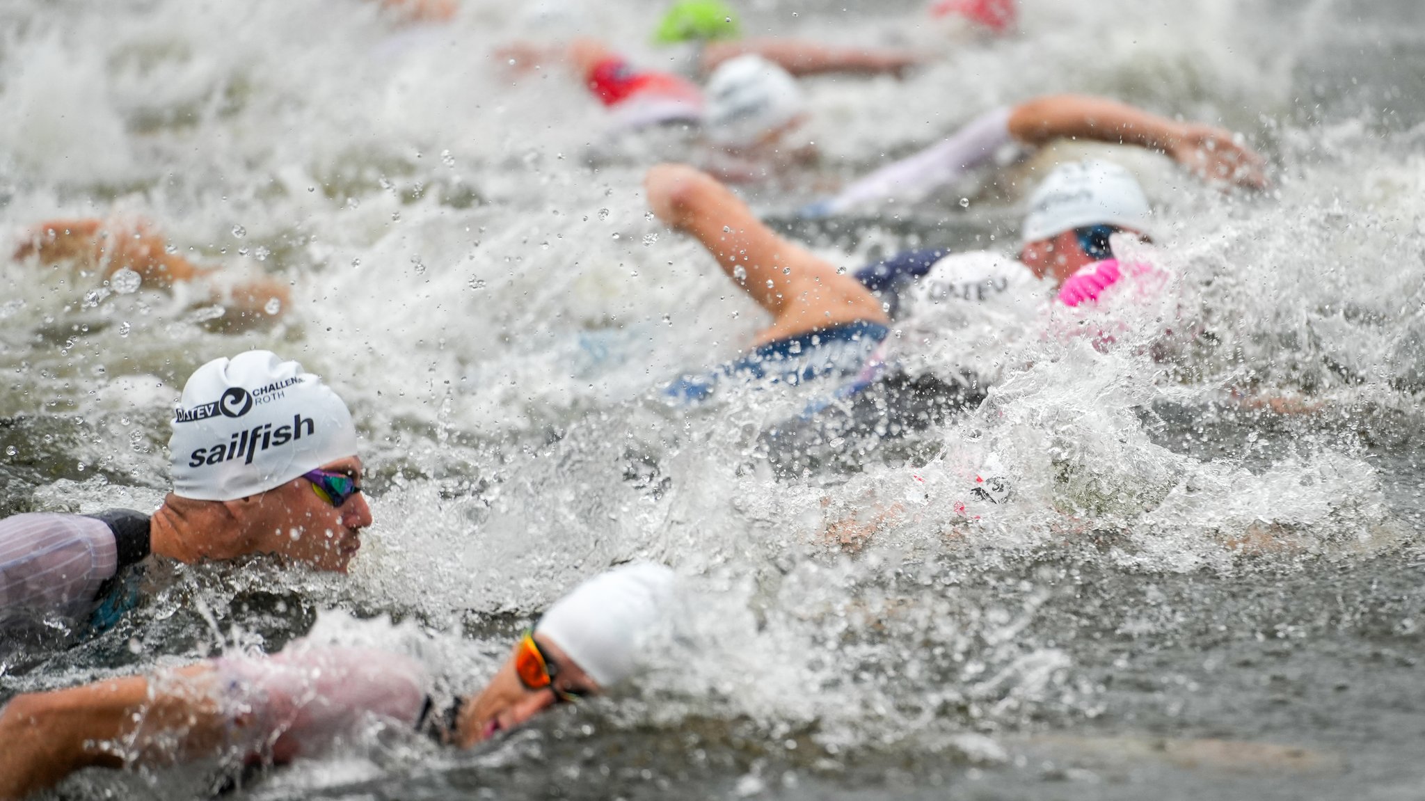 Challenge Roth: Der Schwimmstart 2026 | Bild: BR/Henry Lai Challenge Roth: Der Schwimmstart 2026