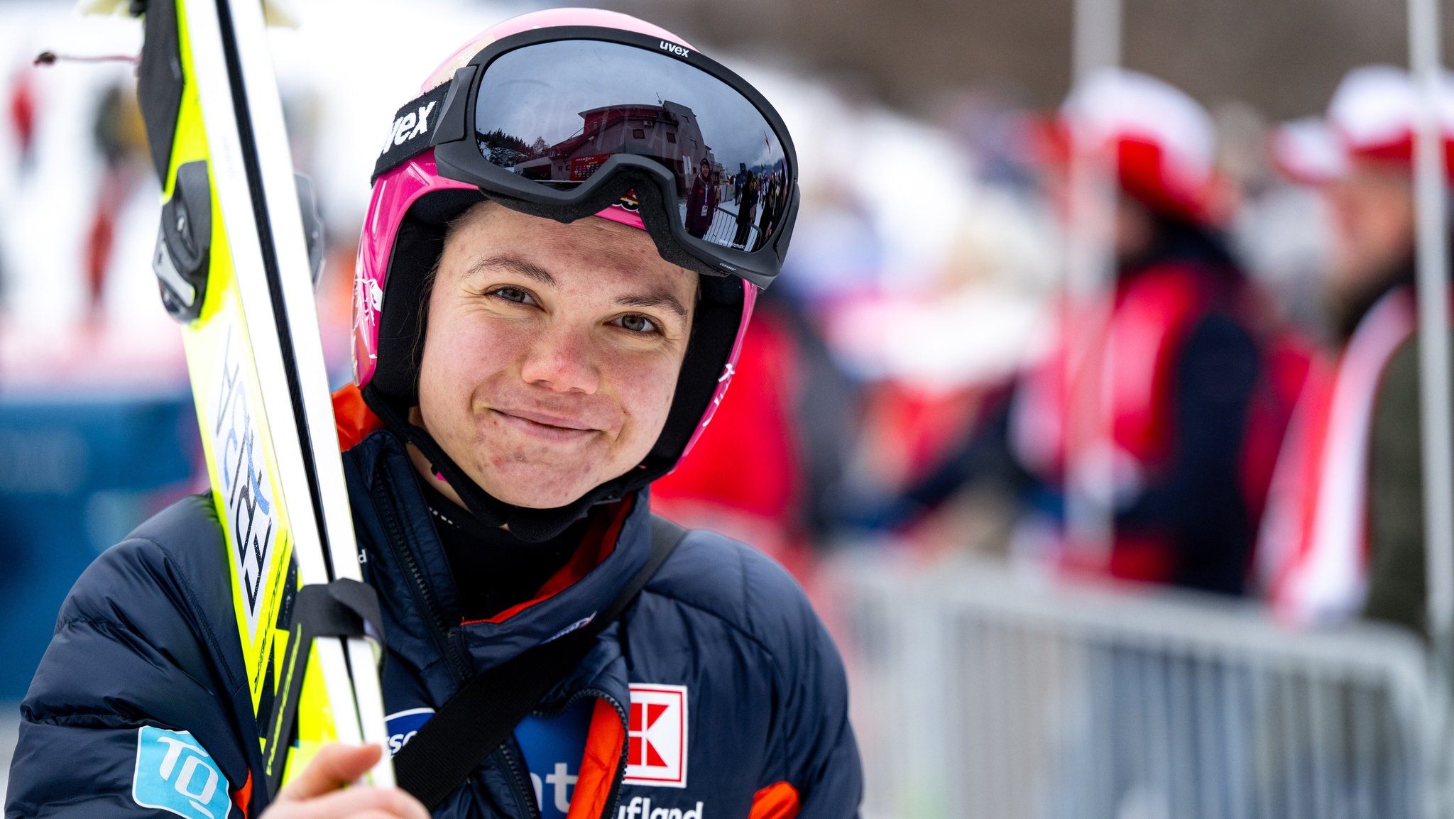Die Allgäuer Skispringerin Agnes Reisch