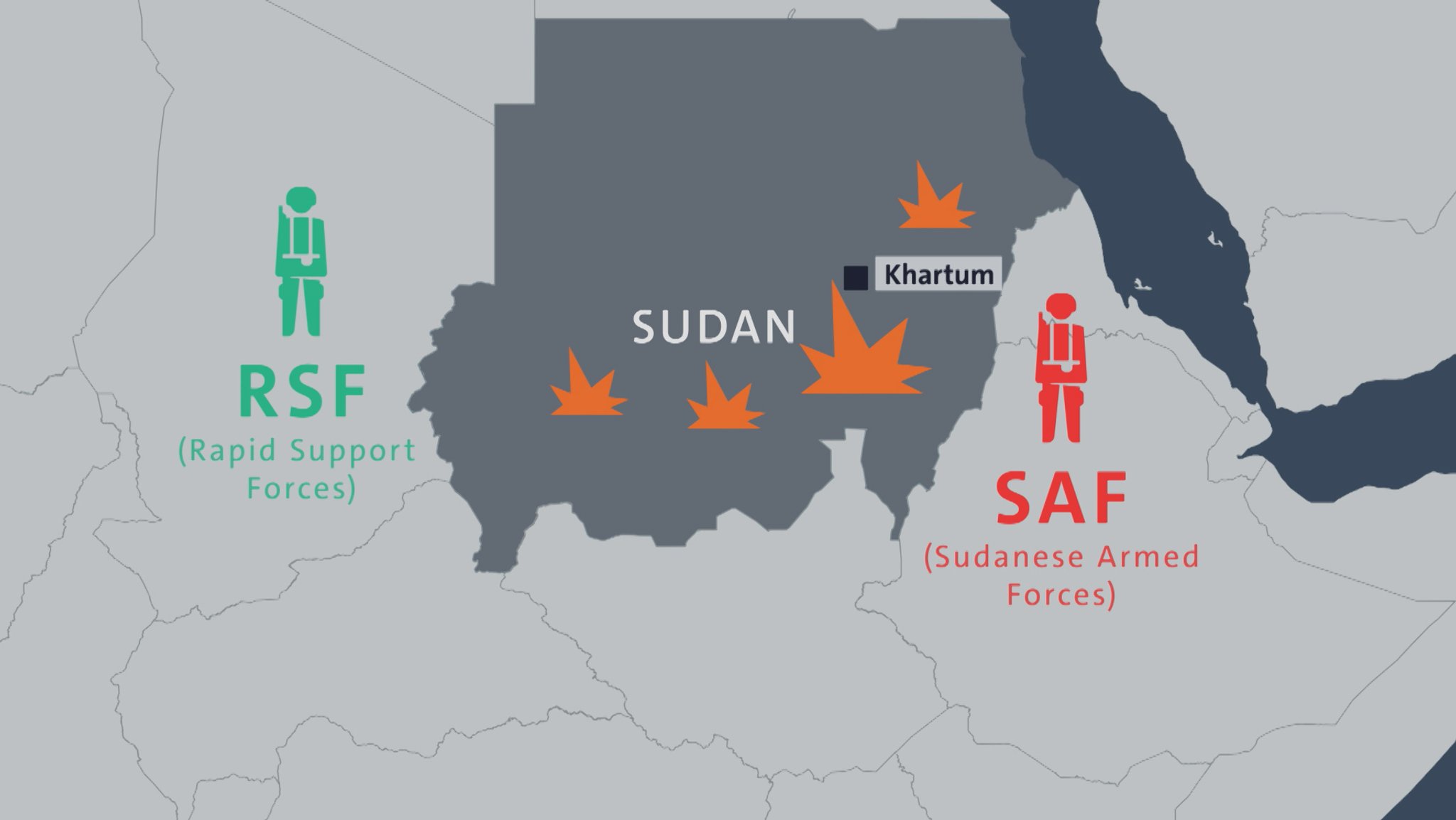 Krieg im Sudan tobt