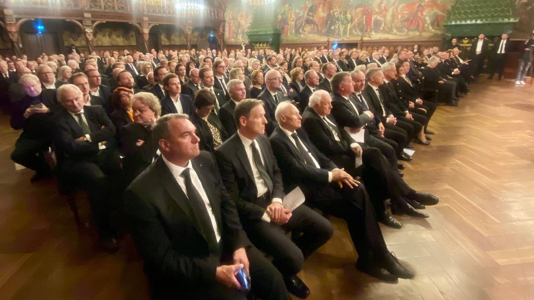 Trauerakt im Rathausprunksaal | Bild: BR / Harald Mitterer Trauerakt im Rathausprunksaal