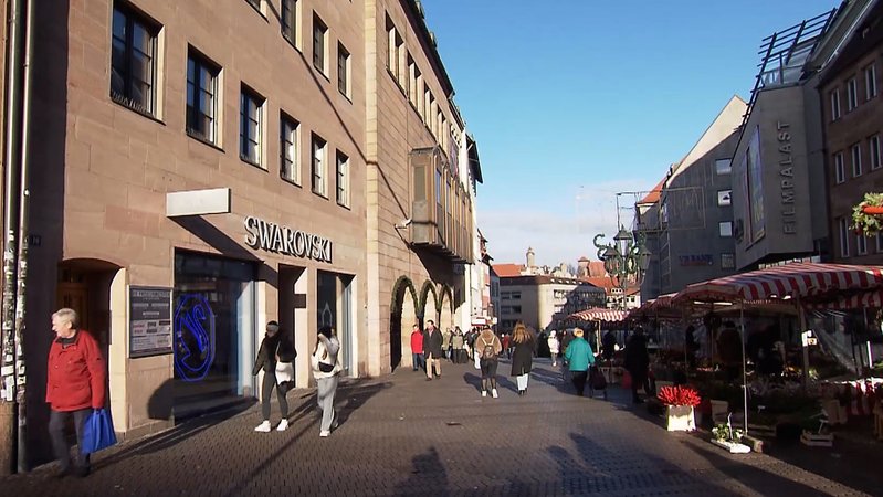 Die Nürnberher Innenstadt. | Bild: BR Die Nürnberher Innenstadt.