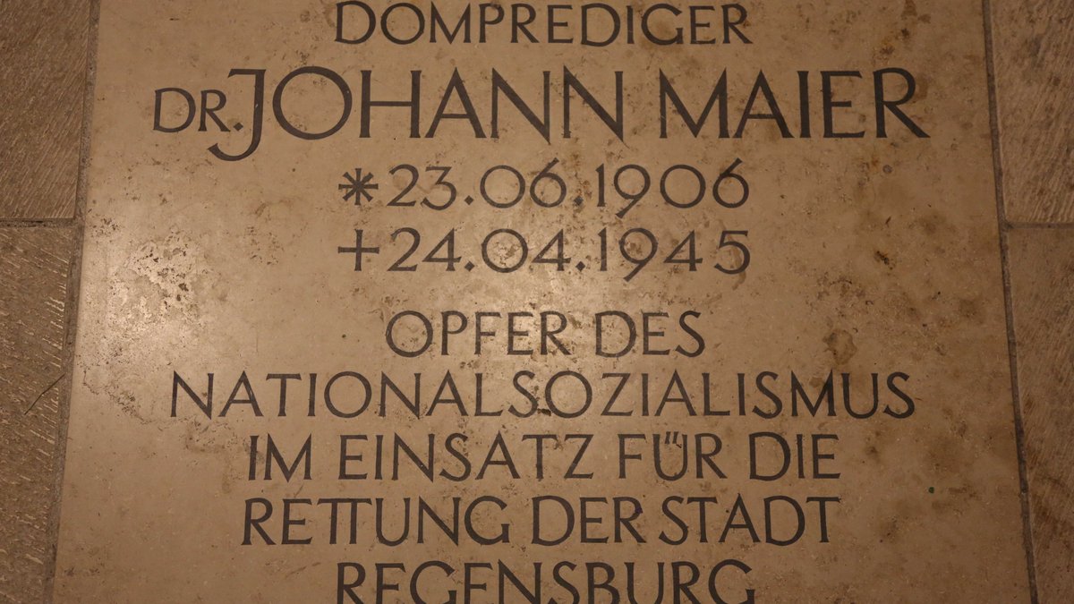 Steinernes Andenken an Johann Maier