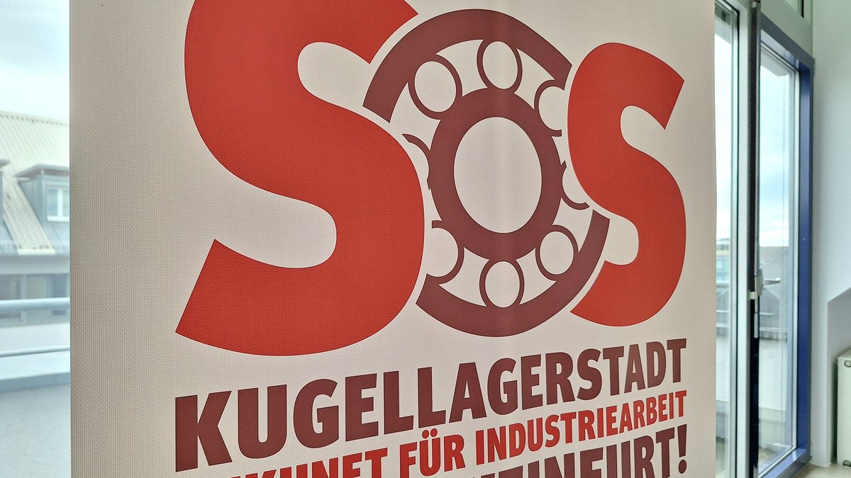Logo der IG Metall-Kampagne "SOS Kugellagerstadt"