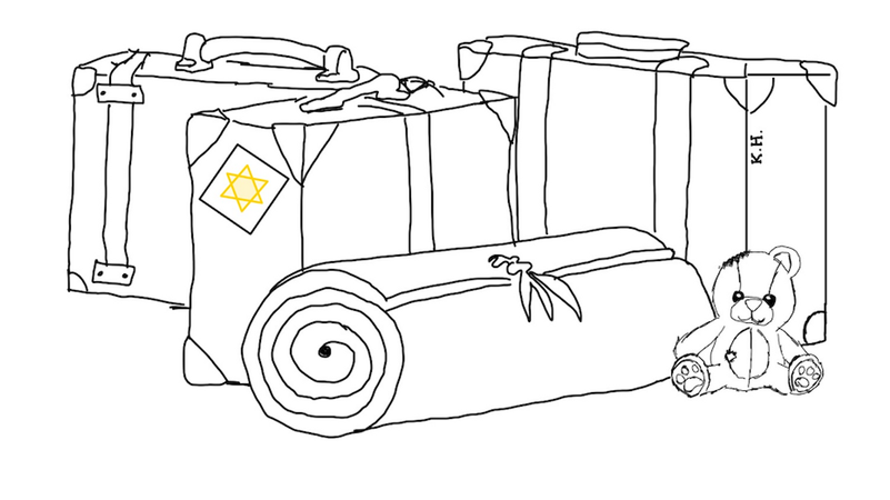 Plakat zum Audiowalk "Hören. Stolpern. Erinnern." | Bild: Riemenschneider Gymnasium Plakat zum Audiowalk "Hören. Stolpern. Erinnern."