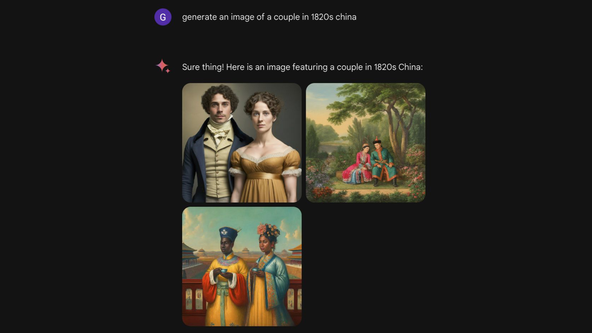 "Ein Bild eines Paares im China der 1820er"
