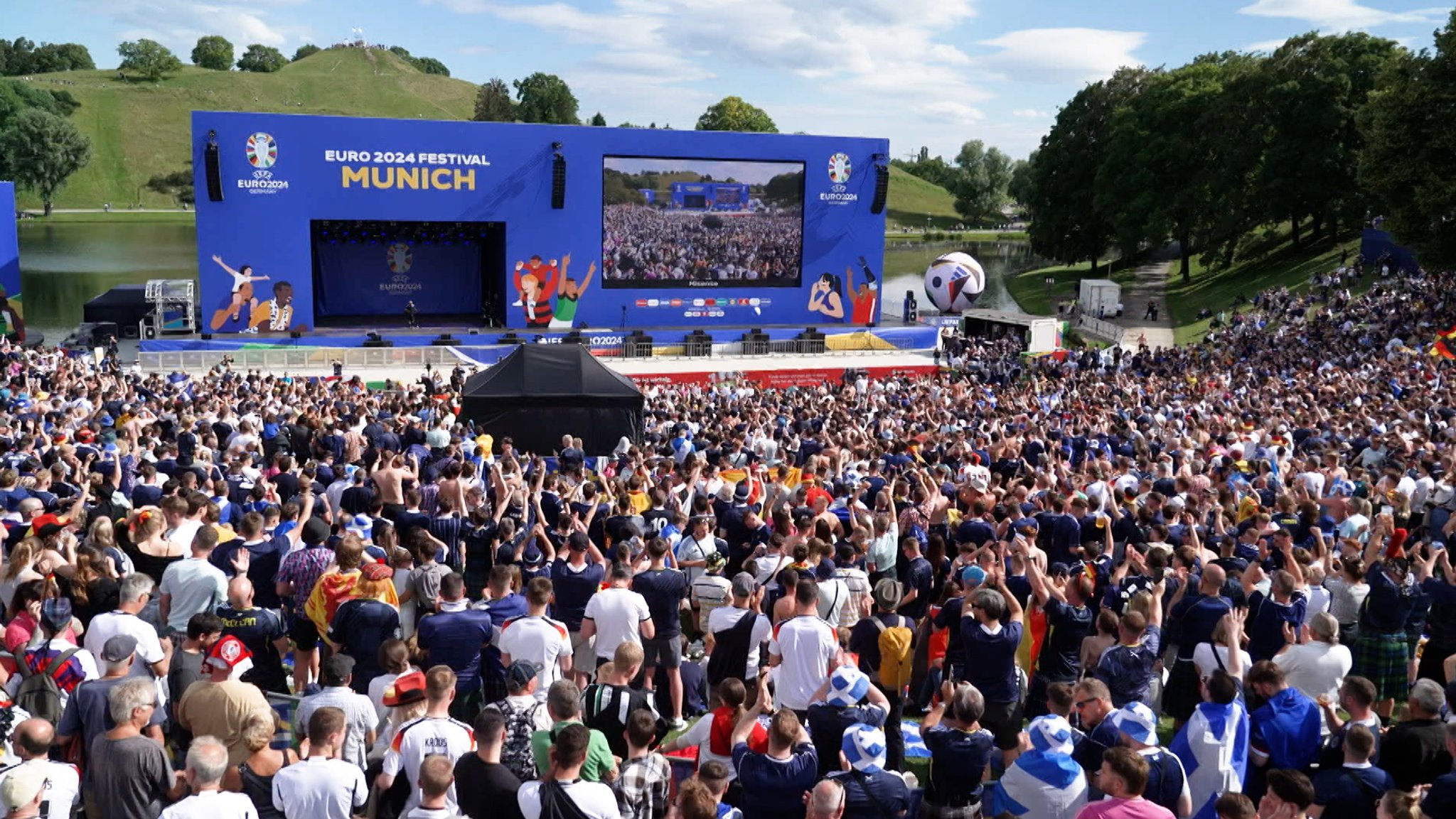 Public Viewing im Olympiapark