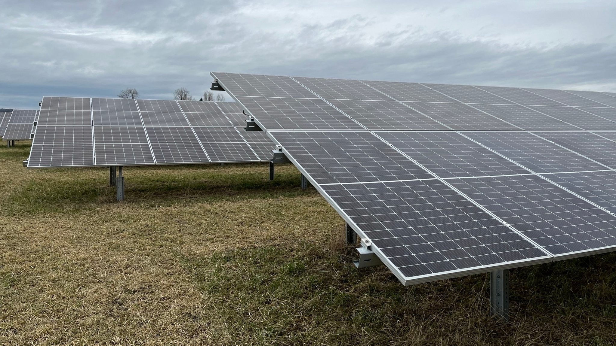 Der Solarpark für Airbus in Tapfheim