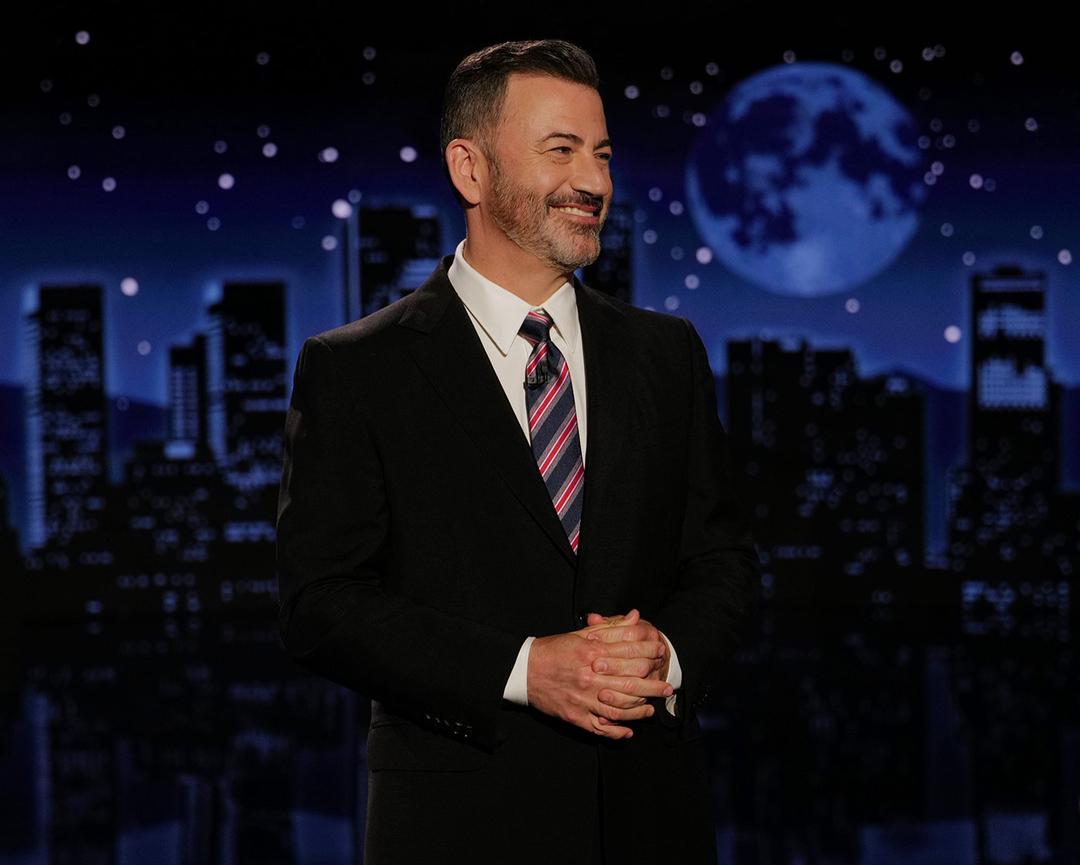Los Angeles: Dieses von Disney veröffentlichte Bild zeigt Jimmy Kimmel bei der Moderation seiner Late Night Show "Jimmy Kimmel Live!"