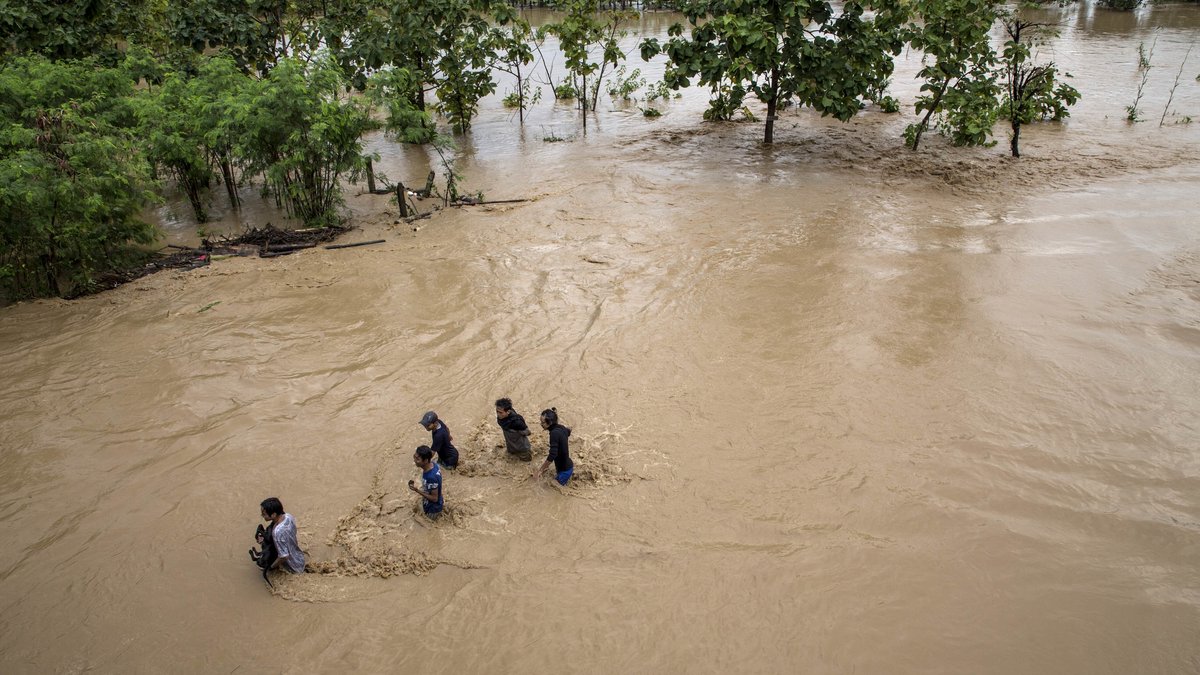 Überschwemmung in Indonesien (Archivbild)