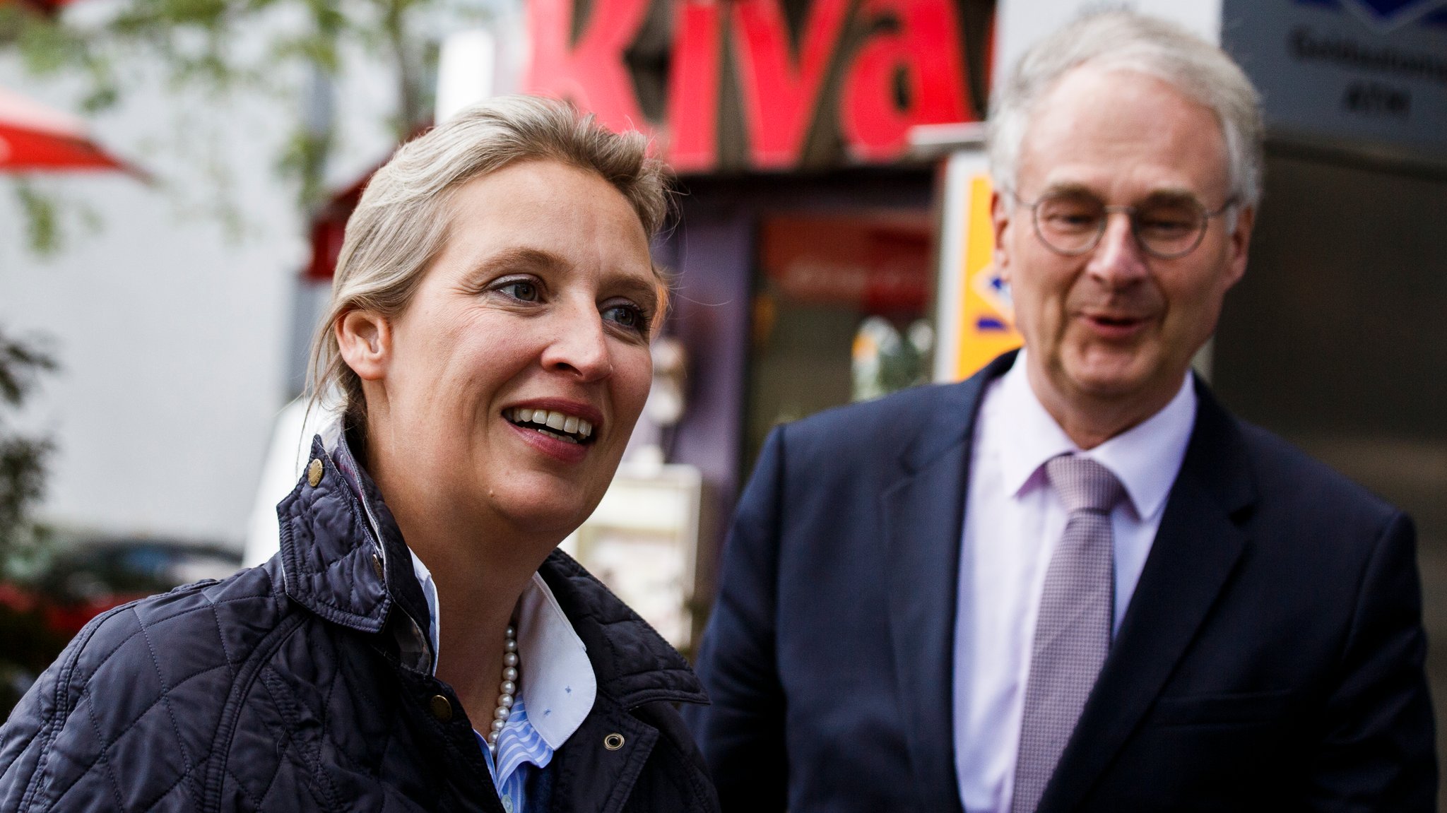 Alice Weidel, Co-Vorsitzende der AfD-Bundestagsfraktion, und Roland Hartwig, Bundestagsabgeordneter der AfD (Archivbild)