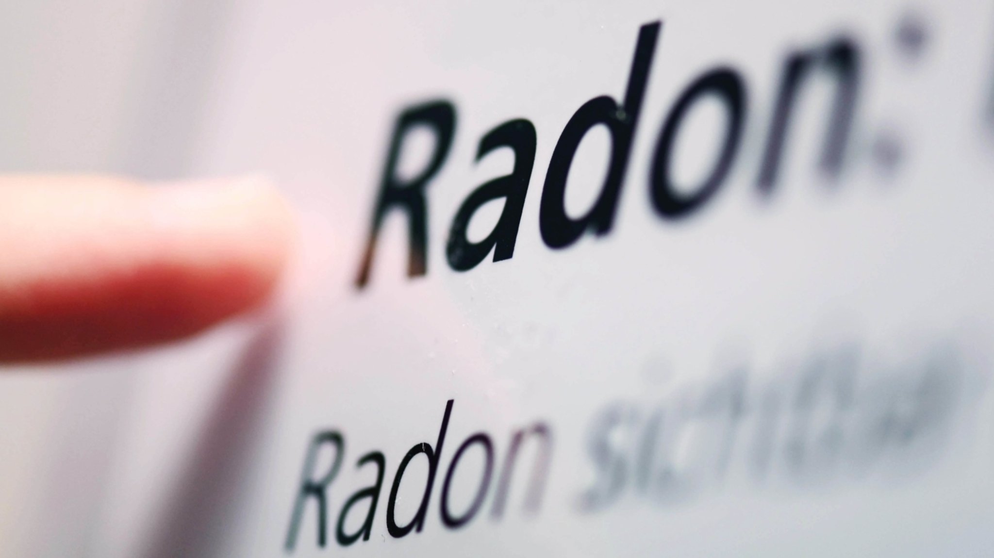 Radon (Symbolbild)