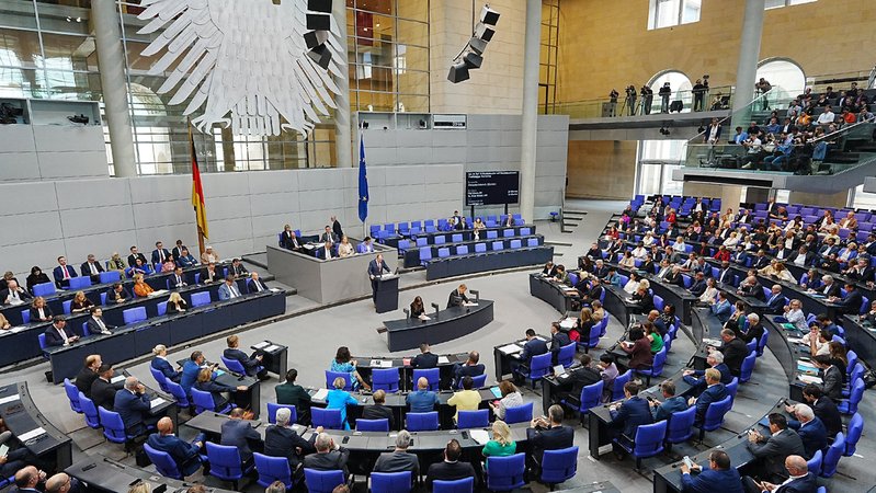 Generaldebatte im Bundestag | Bild: BR Generaldebatte im Bundestag