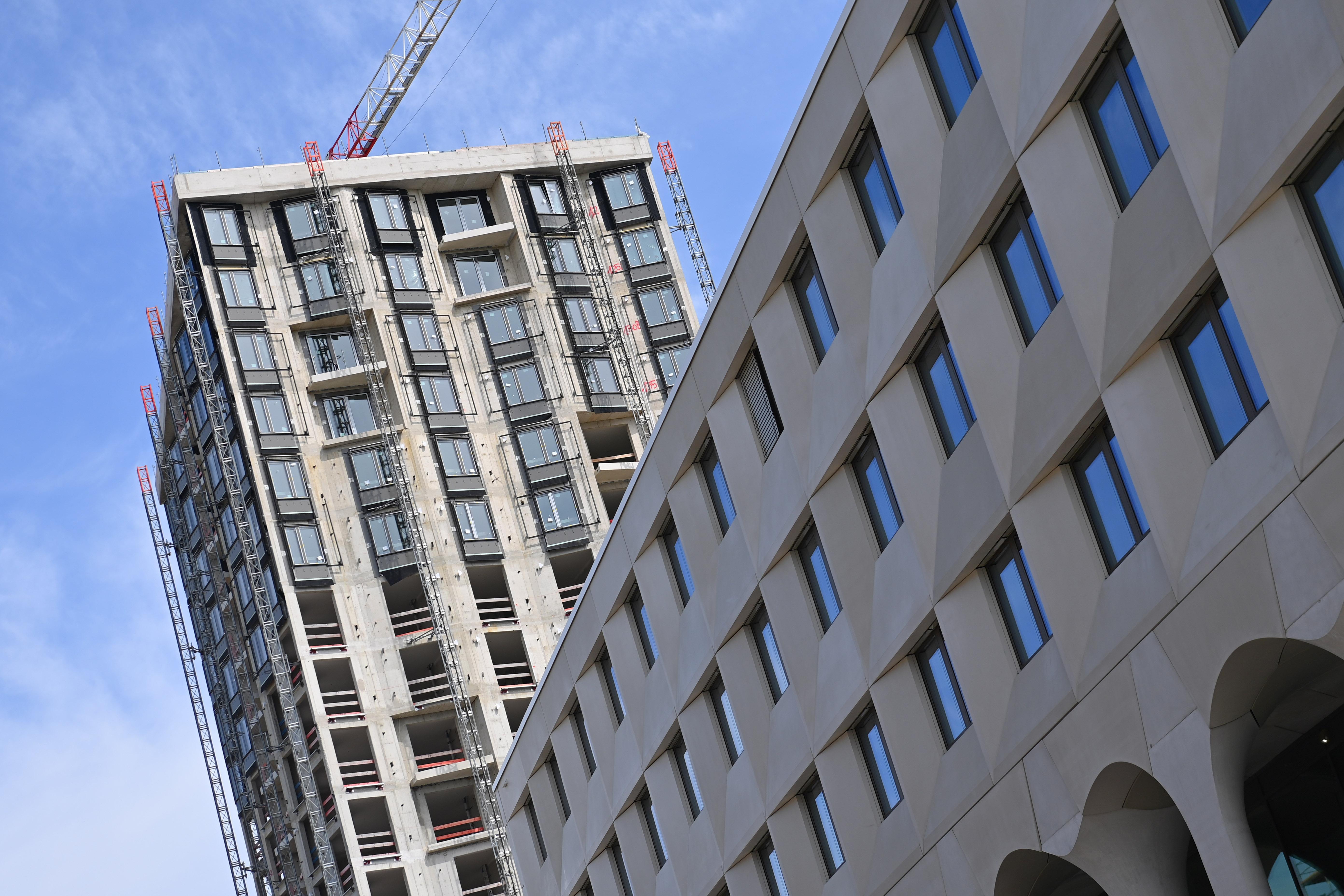 Wohnungsbau im Münchner Stadtteil Freiham (Archivbild vom 01.05.2024)