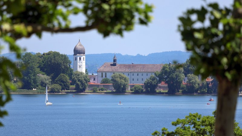 (Archivbild): Blick auf die Fraueninsel | Bild: pa/dpa/Karl-Josef Hildenbrand (Archivbild): Blick auf die Fraueninsel