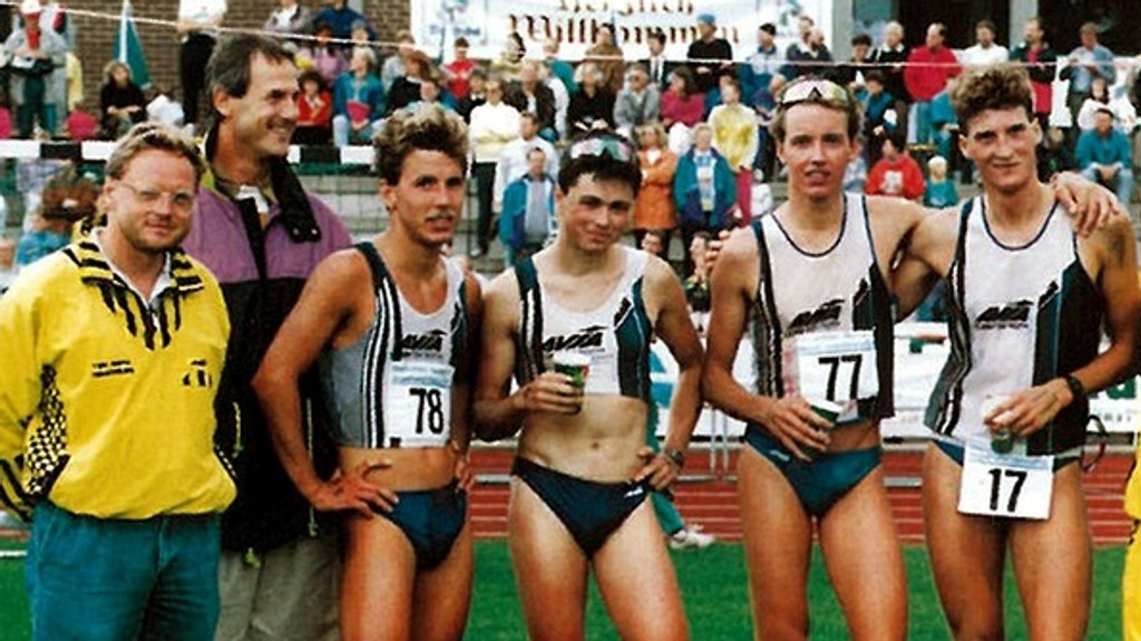 Organisationsteam Franken-Triathlon 1985