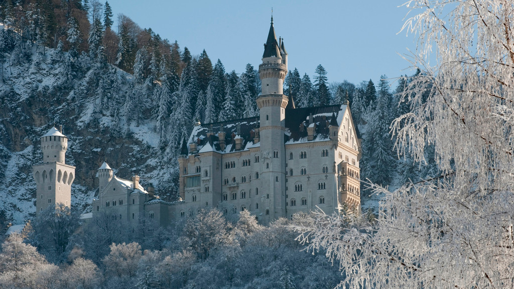 Schloss Neuschwanstein im Winter. | Bild: picture alliance/ Westend61 / Holger Spiering Schloss Neuschwanstein im Winter.